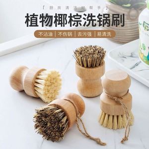 Cepillo Ecológico de Madera y Sisal para Limpiar Platos, Cepillo Multiusos para Limpiar Platos - Product Image 6