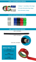 Ruban de rembobinage pour connexion de fils à haute résistance avec isolation électrique en caoutchouc de chlorure de polyvinyle de haute qualité