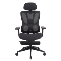 Chaise de bureau de luxe JR RACING, siège entièrement en mesh, design moderne, mécanisme ergonomique, soutien lombaire, hauteur réglable, confort pour une utilisation prolongée