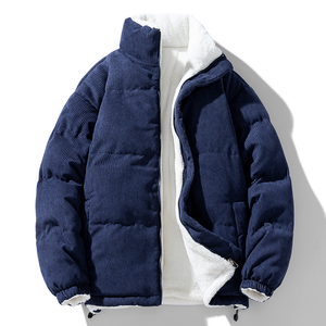 Cappotto Invernale da Donna Personalizzato, Doppio Strato in Poliestere/Cotone, <span class=keywords><strong>Impermeabile</strong></span> con Zip, <span class=keywords><strong>Lungo</strong></span> Cappotto Imbottito in Pile Teddy - Product Image 4