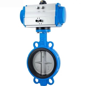 Válvula Neumática Industrial Tipo Mariposa con Válvula Solenoide y <span class=keywords><strong>Regulador</strong></span> de Filtro - Product Image 1