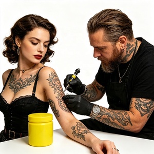 Crema para Tatuajes de Alta Eficiencia, la Más Vendida, para Artistas Profesionales y Salones de Tatuajes, Servicio de Etiqueta Privada Personalizada - Product Image 2