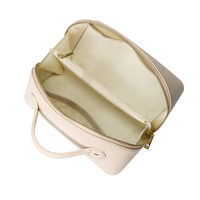 Set Tas Kosmetik Wanita Kulit Asli Mewah Tahan Air Kapasitas Besar Awet dan Lucu