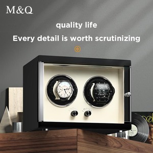 กล่องเก็บนาฬิกาอัตโนมัติ M&Q Milano Royal รุ่นที่ 3 ทำจากคาร์บอนไฟเบอร์และไม้ พร้อมระบบล็อคด้วยลายนิ้วมือ ผิวเงาสูง มอเตอร์เงียบ จุนาฬิกาได้ 2/4 เรือน - Product Image 3