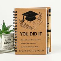 Ensemble cadeau bloc-notes et stylo avec citation inspirante, pour remercier les bénévoles, les enseignants, les professionnels de santé, pour la célébration au travail, souvenir
