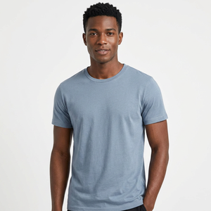 Camisetas Casuales para Hombre de Alta Calidad, Personalizadas con Serigrafía, Tejidas, Ecológicas, Anti-Pilling, Transpirables, de Mezcla de Algodón Orgánico - Product Image 1