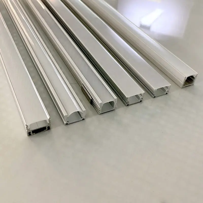 Светодиодная лента с алюминиевым профилем 1 м, 2 м, 3 м, наружный профиль, супертонкий, 6 мм, встраиваемый алюминиевый световой профиль