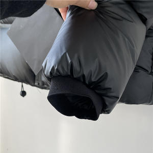 Manteau en duvet d'hiver pour hommes Veste en duvet à capuche légère Veste polaire imperméable sans couture à bulles pour hommes - Product Image 3