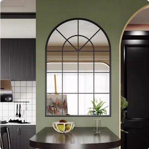 <span class=keywords><strong>Specchio</strong></span> Decorativo da Terra in Lega di Alluminio con Cornice in Stile Art Déco per Camera da Letto e Bagno - Product Image 3