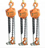 Promotion : Treuil à chaîne manuel VT 1 tonne, polyvalent et durable, pour travaux de construction (également disponible en 2 tonnes)