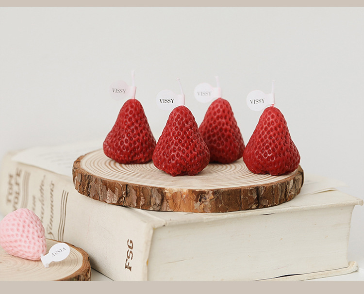 New Popular Pink red Strawberry Shaped