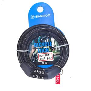 Samhoo Nouveauté : Cadenas à combinaison en acier et fer pour vélo, scooter, vélo électrique, moto, <span class=keywords><strong>antivol</strong></span>, avec mot de passe, chaîne - Product Image 4