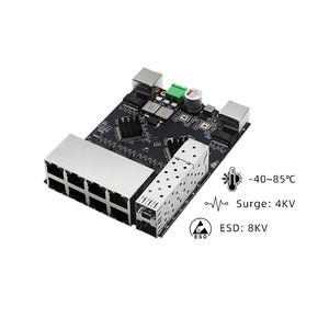 YINUO-LINK Industrieller YN-IES1012 Serie 10/100/1000Mbps 12-Port Stapelbarer Ethernet-Switch-Modul 12-60V Eingang für Intelligente Netzwerke - Product Image 6