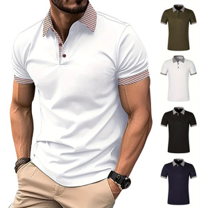 Men's Casual <strong>Bird</strong> Pattern Printed Polo <strong>Shirt</strong> Short Sleeved Polo <strong>Shirt</strong> - Product Image 1