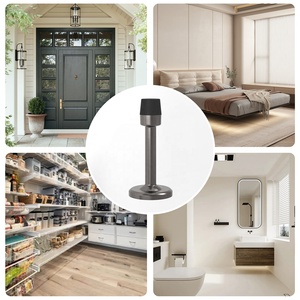 FILTA Butée <span class=keywords><strong>de</strong></span> <span class=keywords><strong>porte</strong></span> en caoutchouc anti-collision, <span class=keywords><strong>design</strong></span> moderne, non perforé, en alliage <span class=keywords><strong>de</strong></span> zinc massif, pour hôtels, écoles - Product Image 4
