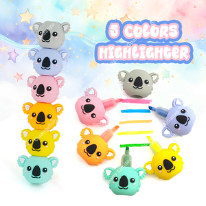 Marcadores de 5 Colores con Forma de Estrella de Cinco Puntas, Lindos Marcadores de Koala Desmontables y Combinables, Rotuladores de Colores para Pintar, Creativos Marcadores de Graffiti - Product Image 5