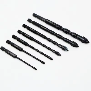 6mm cát thổi thẳng Shank duy nhất Carbide tip Glass khoan bit cho thủy tinh gốm sứ gạch khoan - Product Image 2