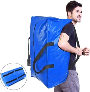 Backpack Handles Zipper Tote Extra Large Storage Bags for Moving Supplies