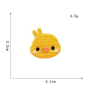 Kawaii Iron on Embroidery Cartoon Chick Pig Patch for Kid's Clothes - Product Image 6