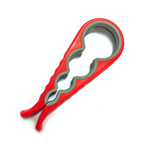 Plastic Bottle Opener 4 In 1 Multifunctional Kitchen Tool Lid Opener Can Opener Bottle Cap Tightener Irregular Shape - Product Image 4