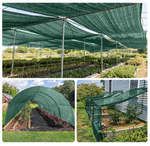 <span class=keywords><strong>Filet</strong></span> d'ombrage vert foncé avec œillets, toile de protection solaire en maille <span class=keywords><strong>pour</strong></span> jardin, couverture de plantes, serre et <span class=keywords><strong>terrasse</strong></span> - Product Image 1