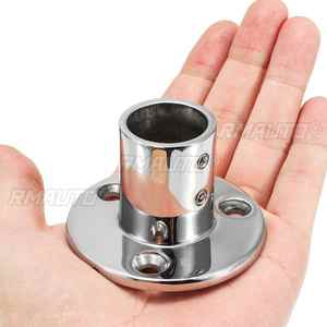 Base de tube de bateau en acier inoxydable 316, support de fixation pour main courante marine, durable, résistant à la rouille, réutilisable - Product Image 3