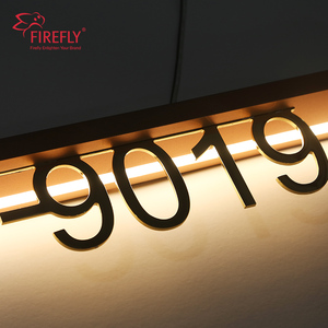 Tùy chỉnh phòng khách sạn số LED thắp sáng hướng biển số nhà thép không gỉ phòng khách sạn tầng số - Product Image 5