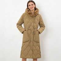 Veste d'hiver à capuche pour femme, manteau matelassé chaud, parka épaisse, vêtements décontractés pour l'extérieur, vêtements imperméables à la neige