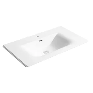 High Quality 500width Bathroom Ceramic Hand Wash Basin Furniture