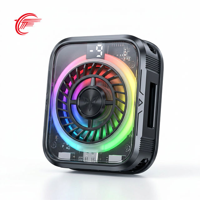 Wholesale Magnetic Semiconductor Phone Cooler 11W RGB Digital Display Fast Cooling for Gaming Live Streaming iPhone Android