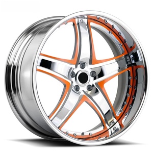 Mforegd 3 Piece Forged Alloy Wheels <strong>Deep</strong> <strong>Dish</strong> <strong>for</strong> <strong>dodge</strong> Charge <strong>Challenger</strong> 5 Spoke 5x120 5x130 6x139.7 Wheel <strong>Rims</strong> - Product Image 6