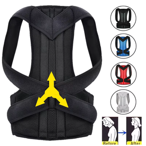 Correcteur de posture réglable pour hommes et femmes, ceinture de soutien dorsal, soutien lombaire, sécurité sportive, correcteur droit - Product Image 4