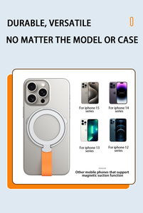 Hợp Kim Nhôm 360 Xoay Máy Tính Bảng Sống Từ Điện Thoại Di Động Đứng Chủ Hỗ Trợ Mạnh Mẽ Nam Châm Sạc Không Dây - Product Image 4