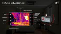 11g Portable 256X192 50Hz Infrared Thermal Camera Imager for Smartphone Type C Mobile Phone with 3.5 Focus -20C~550C 640x480