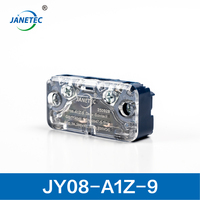 Interrupteur de contact de serrure principale de porte d'ascenseur en acier moderne JANETEC JY08-A1Z-9 avec trous de contact pour applications hospitalières et d'entrepôts