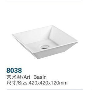 Lavabos de comptoir, éviers, lavabos d'art, lavabos blancs, salle de bain personnalisée - Product Image 6
