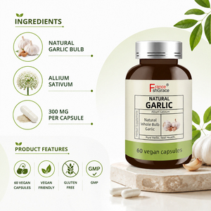Suplemento Nutracéutico de Ajo Shecome, Fabricante de Suplementos de Ajo, Potente, Extra Fuerte, Bulbo Entero, Refuerzo Inmunológico, 60 Cápsulas Veganas de Ajo - Product Image 3