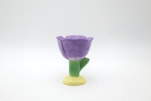 Carafe en céramique à motif de tulipes en relief, vase créatif en forme de fleur 3D pour la décoration de table de printemps et <span class=keywords><strong>cadeau</strong></span> de fête <span class=keywords><strong>des</strong></span> mères, 34 oz - Product Image 3