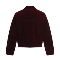 Blazer de style américain avec col rabattu, orné de perles et de rivets. Nouvelle veste ample tendance de marque.