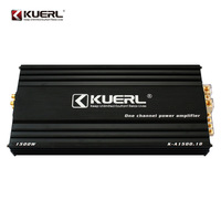 Amplificateur de voiture numérique monocanal haute puissance de classe D 1500W/1800W pour modification audio automobile