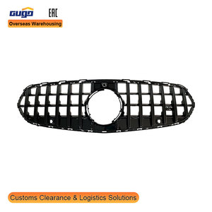 กระจังหน้า GUGO W206 สำหรับ Mercedes C Class 2022 รุ่น GT <span class=keywords><strong>Panamericana</strong></span> สีดำ พลาสติกใหม่ อะไหล่ตกแต่งภายนอก - Product Image 1
