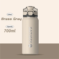 Bouteille isotherme sous vide en acier inoxydable 316, capacité 800 ml, portable, isolation thermique 6-12 heures, pour activités de plein air