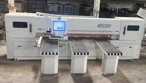 Scie à ruban verticale CNC informatisée économique et très appréciée avec double lame pour la découpe du MDF et du contreplaqué - Product Image 3