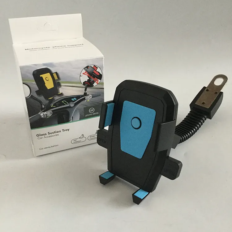 Pemegang Ponsel Motor, Dudukan HP Murah untuk Kaca Spion Sepeda Motor Dudukan Gps Dapat Diatur