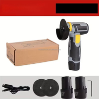 Meuleuse d'angle sans fil portable et personnalisable, mini, sans balais, avec interrupteur coulissant, pour bricolage/industrie, 220V, batterie au lithium, garantie 1 an