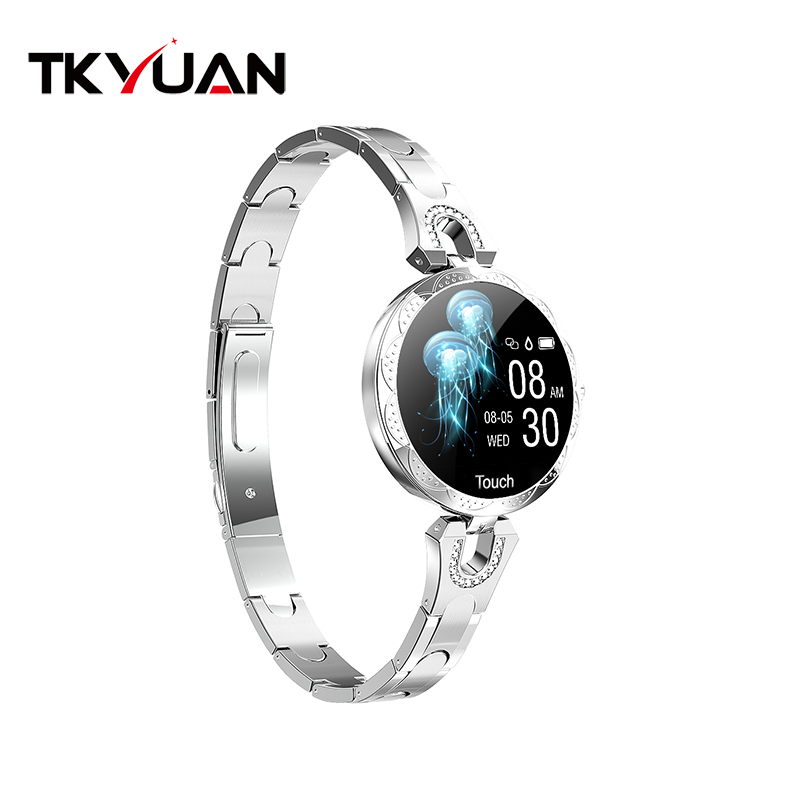 Фитнес-трекер Браслет монитор сна смарт-браслет роскошный женский смарт-браслет часы Смарт-часы для женщин 2019 Смарт-часы для женщин