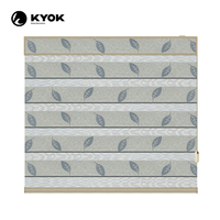 Stores enrouleurs métalliques manuels KYOK 2025, nouveau style européen simple, avec tringles à rideaux