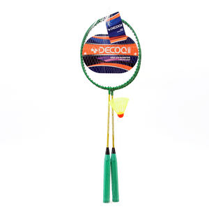Mooie Kleur Hoge Kwaliteit Zachte Pu Grip Dubbele Rackets Badminton Set Nieuw Merk Voor 2 Spelers Lichte Hardheid Voor Kinderen Volwassenen - Product Image 4