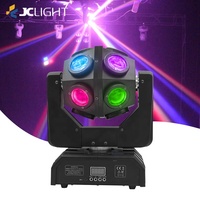12-teiliges LED Moving Head Lichtset RGBW DMX512 Tonaktiviert IP33-Zertifiziert 3 Jahre Garantie für Bühne Disco DJ Einsatz