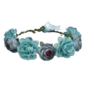 <span class=keywords><strong>Couronne</strong></span> florale de Nouvel An 2020, bandeau de <span class=keywords><strong>fleurs</strong></span> tendance <span class=keywords><strong>pour</strong></span> les filles, accessoires de <span class=keywords><strong>cheveux</strong></span> de <span class=keywords><strong>couronne</strong></span>, fête élégante - Product Image 4